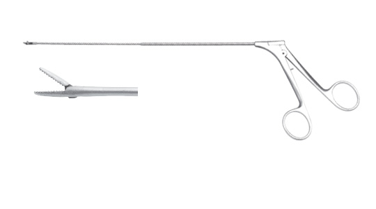 H105 laryngeal forceps (toothed forceps)